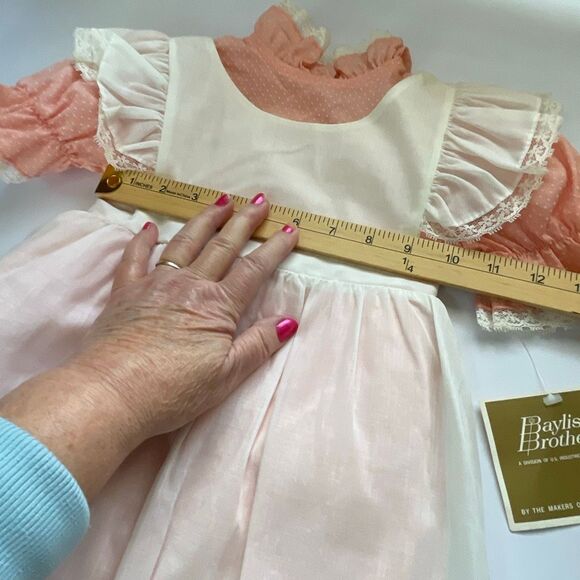 NWT VTG Baylis Brothers Polly Flinders size 4T maxi pinafore - Picture 4 of 10